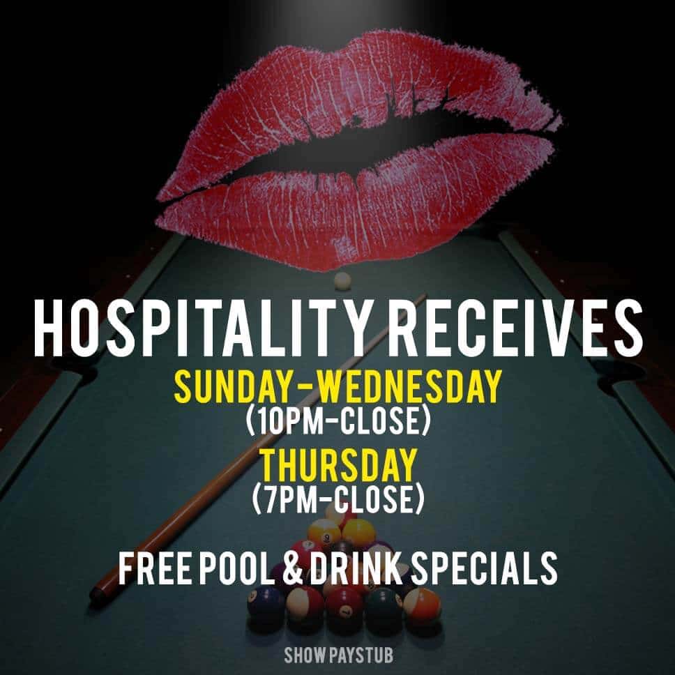 Hospitality Appreciation Details
