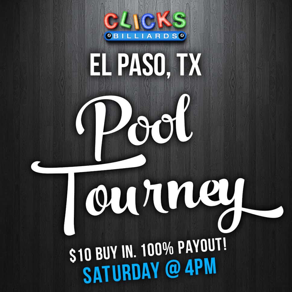 Saturday Pool Tourney
