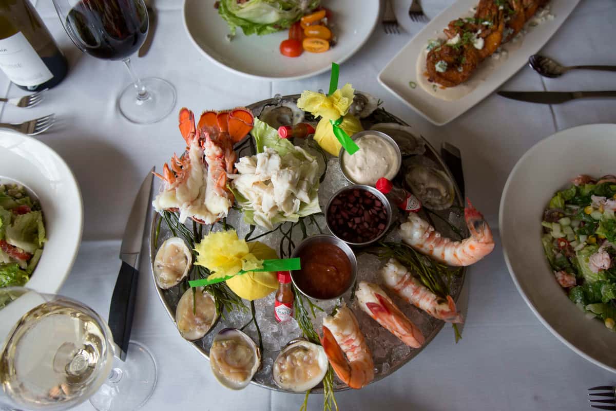 Grand Shellfish Platter Dinner The ChopHouse Steak House in