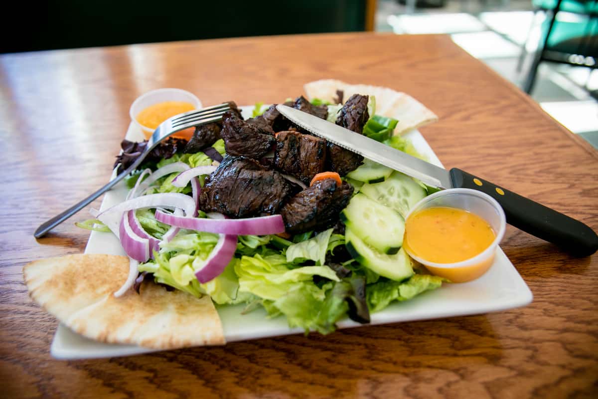 Steak Tips Salad Menu Bad Larry's Bar and Grill Bar & Grill in