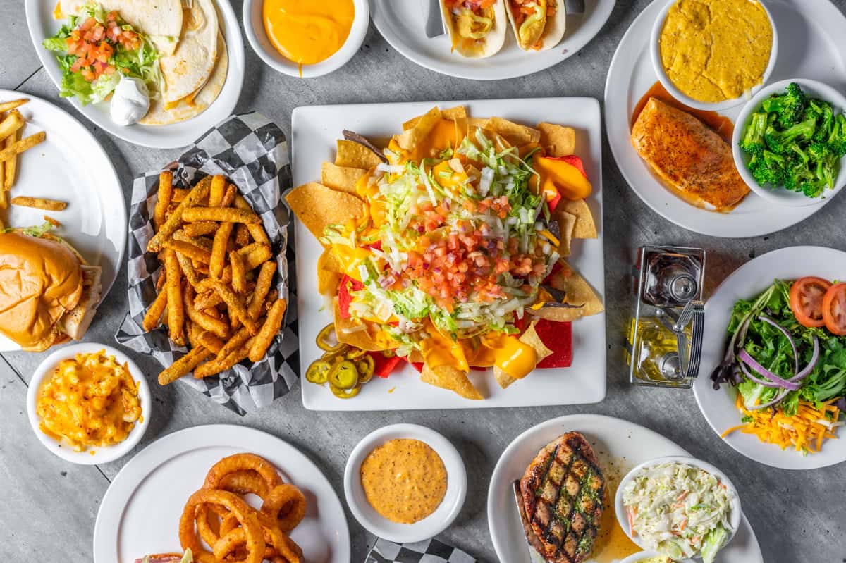 various food dishes