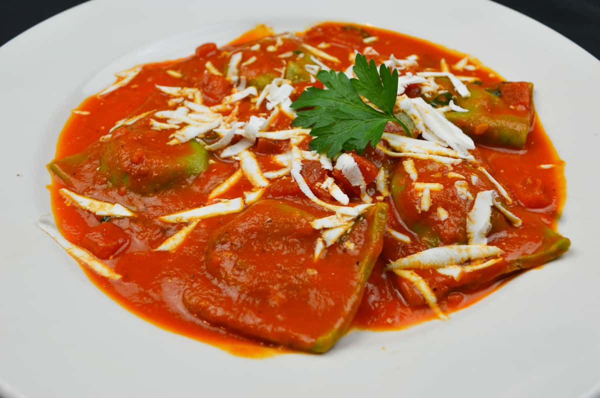 RAVIOLES DE ESPINACA