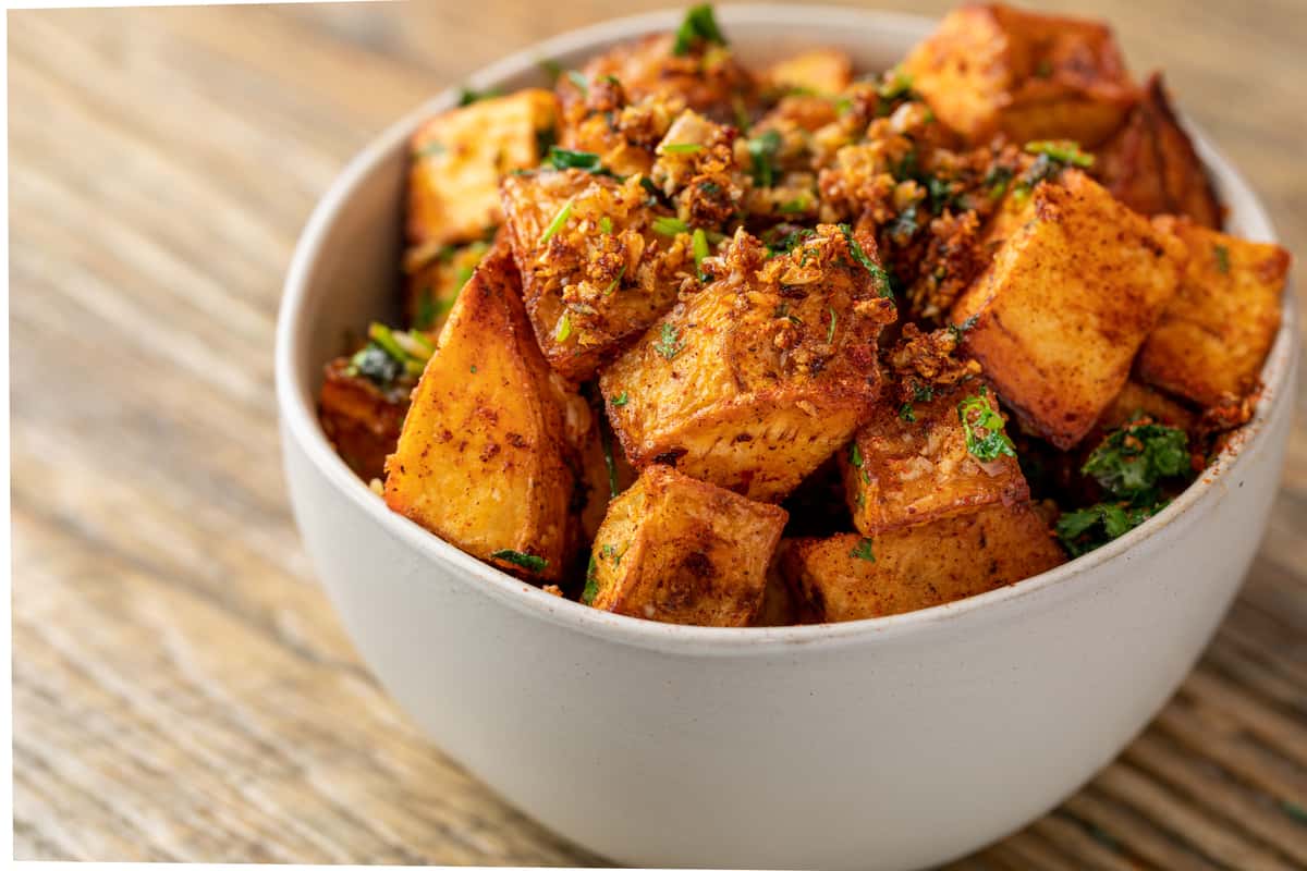 Spicy Garlic Potatoes