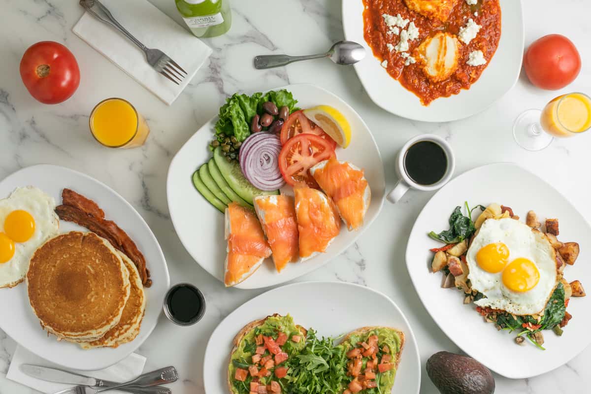 plates of food