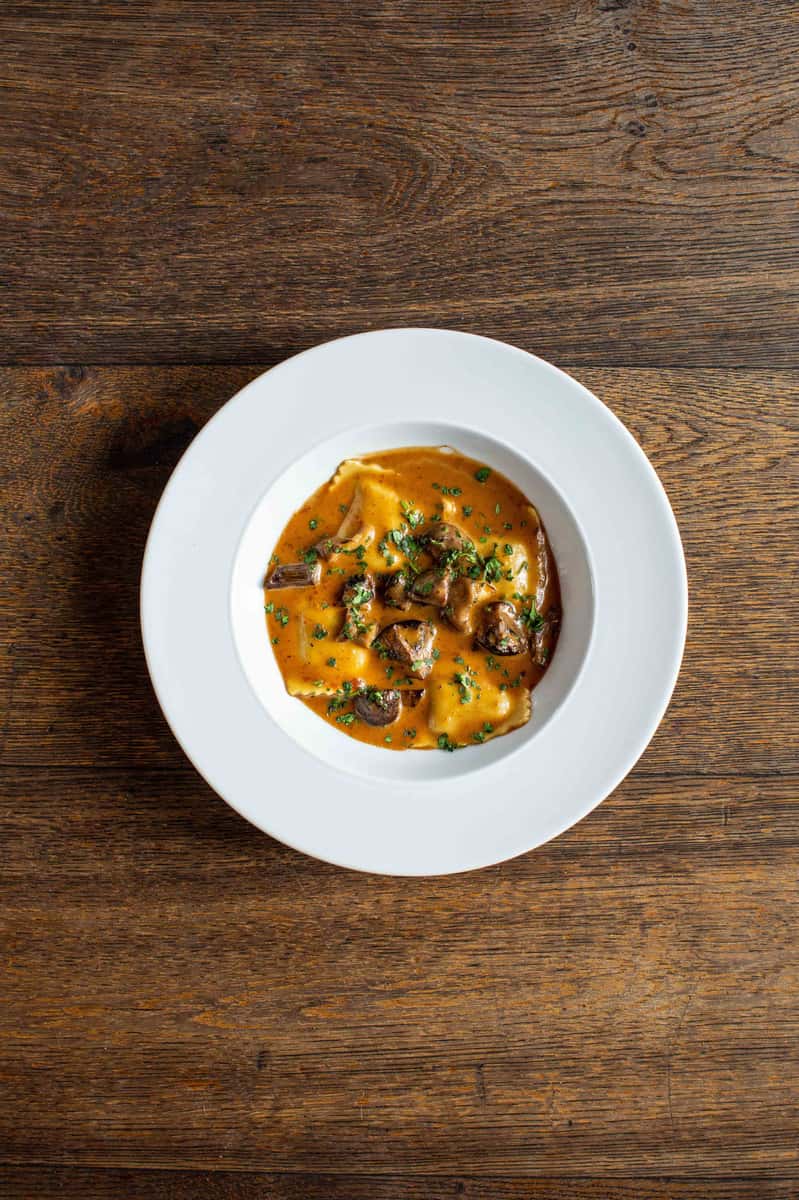 Brisket Ravioli Brunch B&B Butchers & Restaurant Steak House in TX