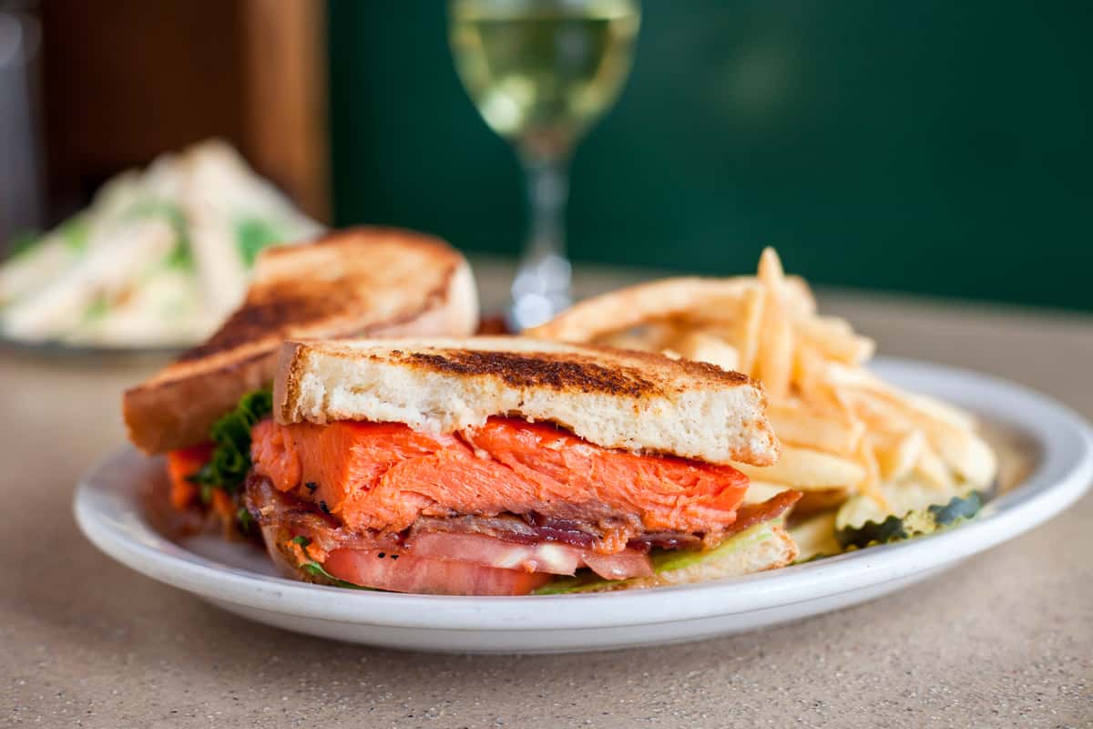 Smoked Salmon Club Menu Pike Place Bar & Grill Bar & Grill in