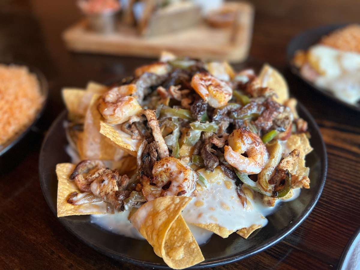Triple Grilled Nachos - Los Agaves