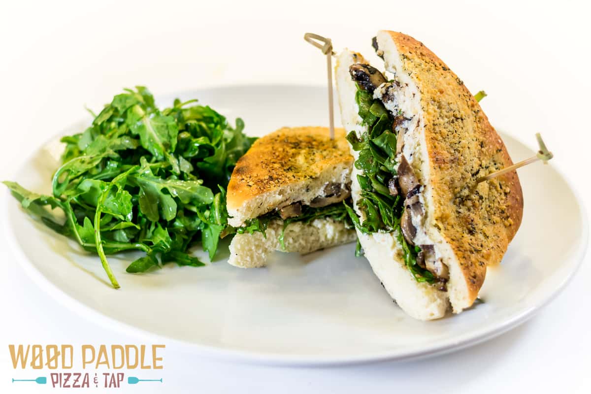 Portabello Mushroom Menu Wood Paddle Pizza & Tap