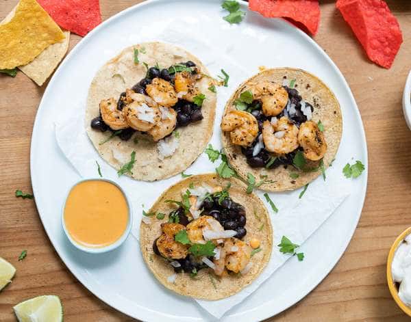 Shrimp Tostadas