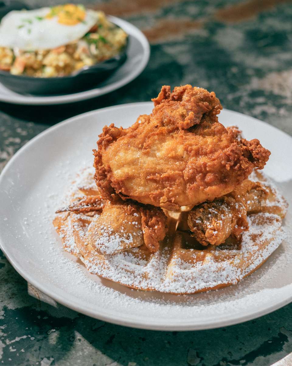 Fried Chicken and Waffle!