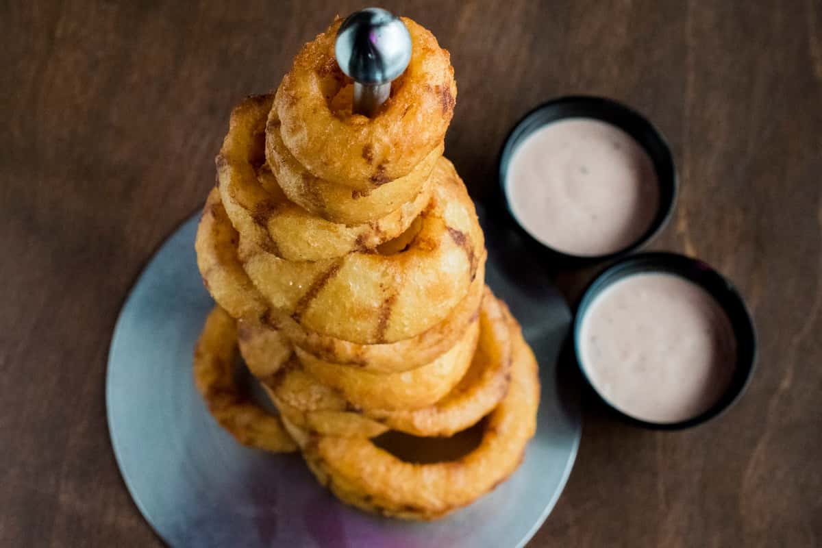 Towered Onion Rings