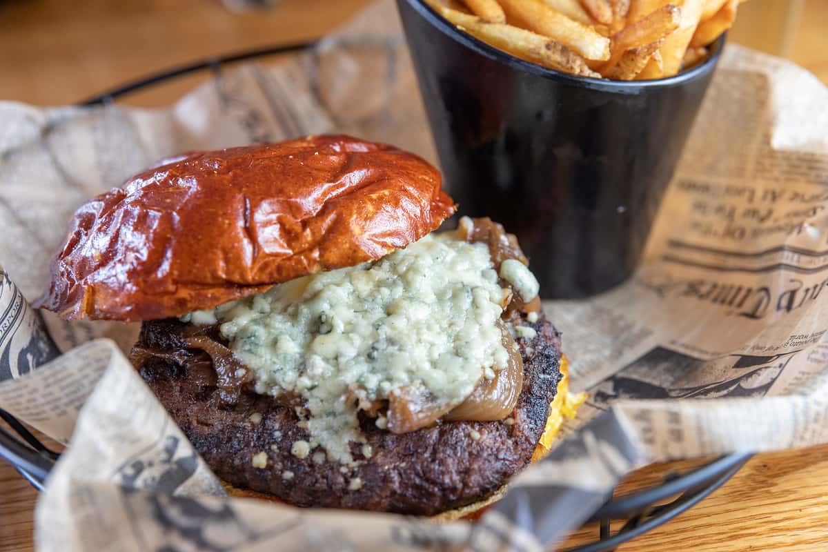 Black and Blue Burger