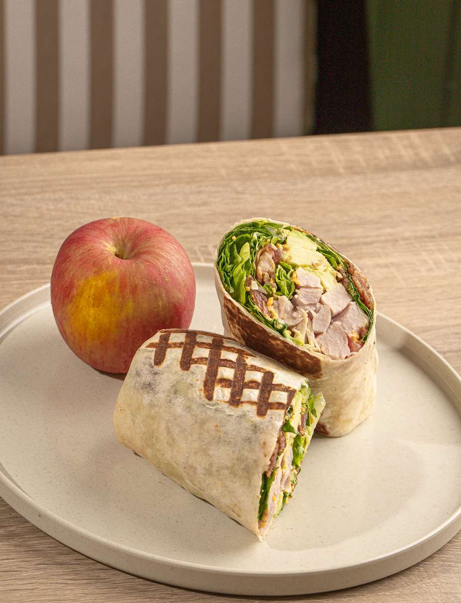 Turkey Club Wrap - Doc Green's Gourmet Salad And Sandwich Bar