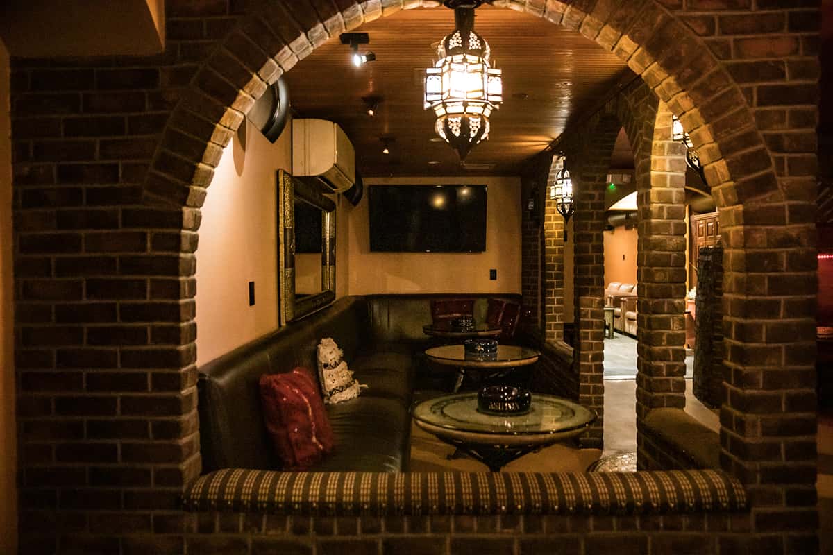 archway lounge area