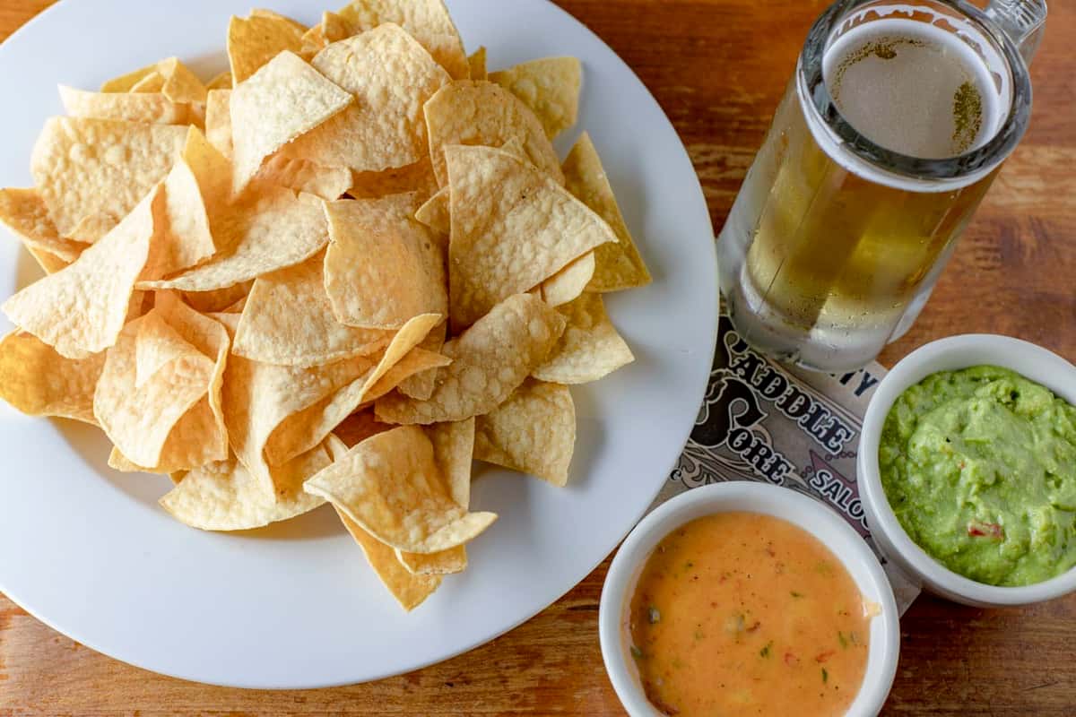 Chips and Queso Main Menu Saddle Sore Saloon American Restaurant