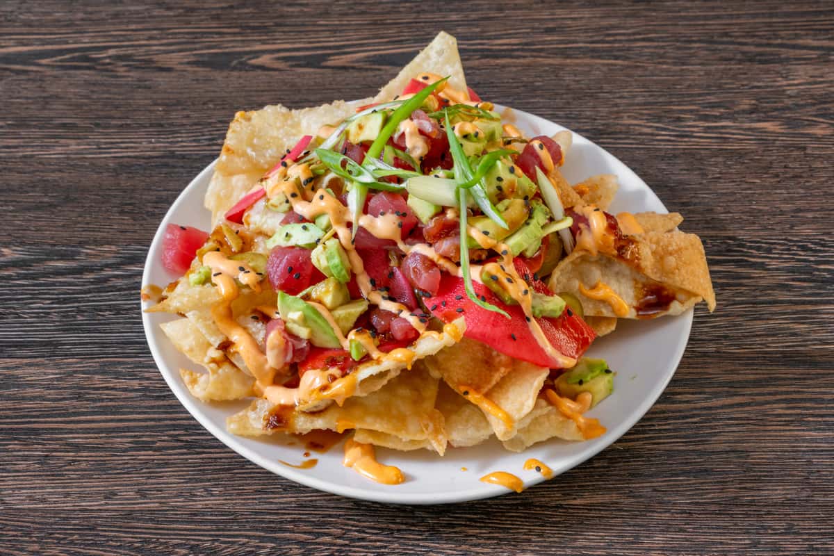 Spicy Tuna Nachos - Lock 29 - Restaurant in Mont Clare, PA