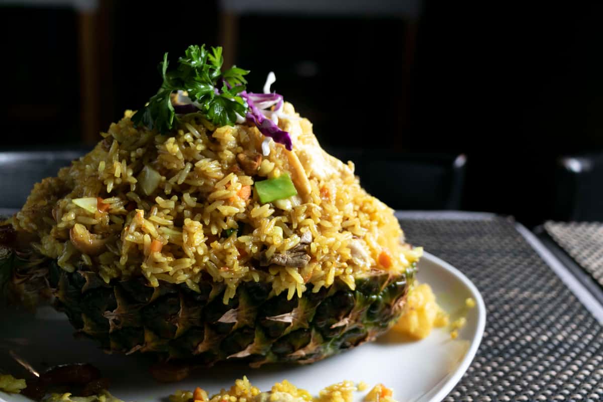 Pineapple Fried Rice Meat Combination