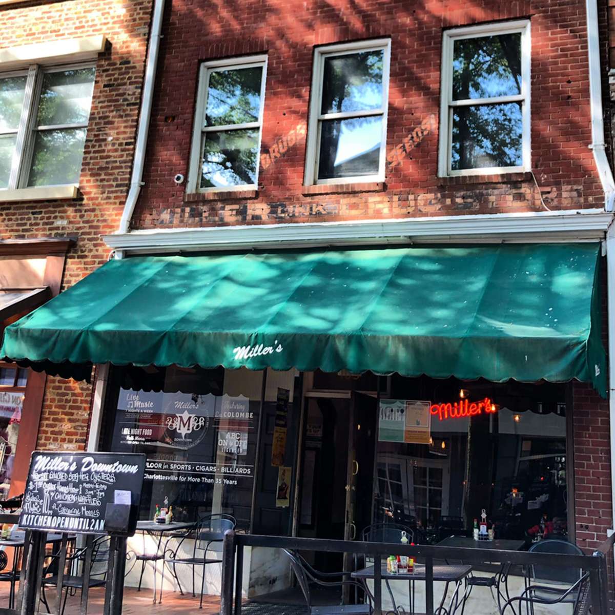 Storefront of Miller's Downtown