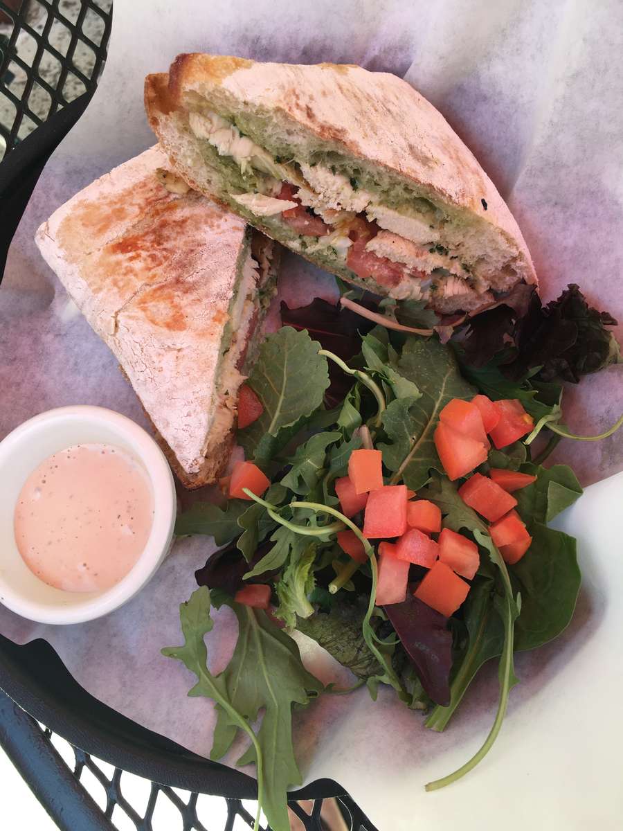Chicken Pesto Ciabatta Sandwich