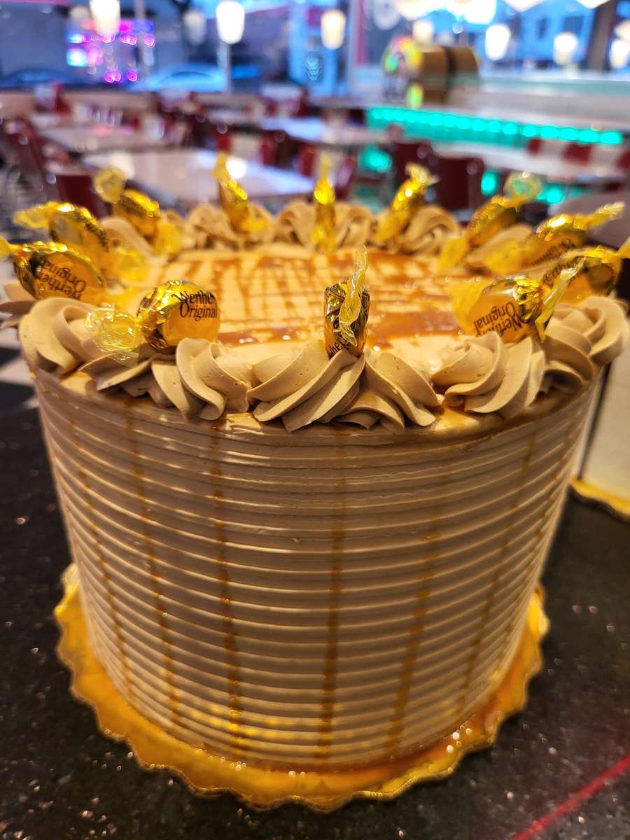 Caramel Mocha Whole Cake (with Werther's Originals) - Rick's