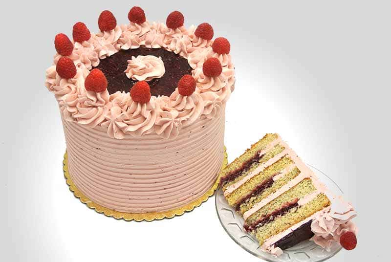 Raspberry Diva Cake Cake Menu Rick's Dessert Diner Dessert Shop in Sacramento, CA