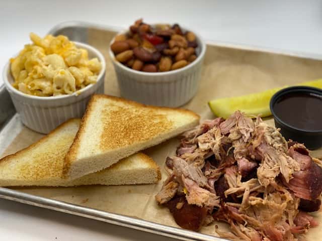 pulled pork entree