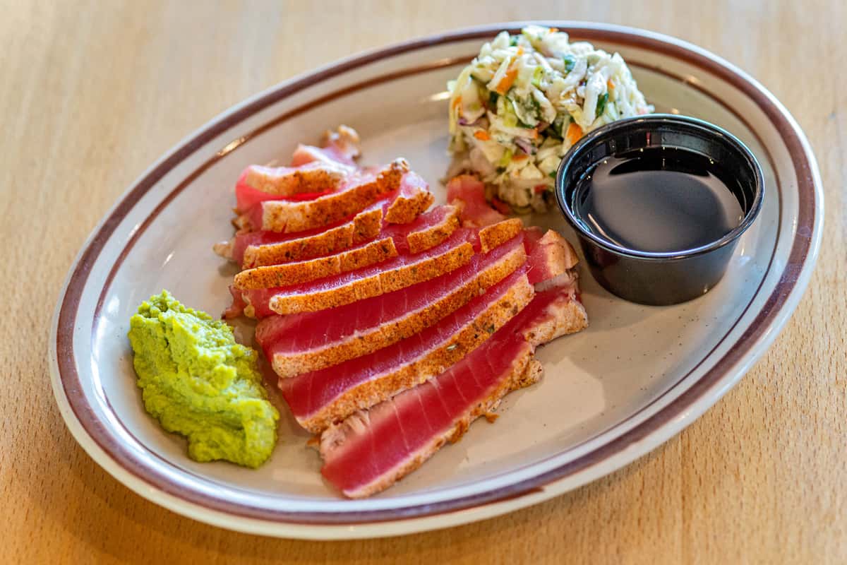 Blackened Tuna Sashimi* Menu Malone's Clubhouse Grill Bar & Grill