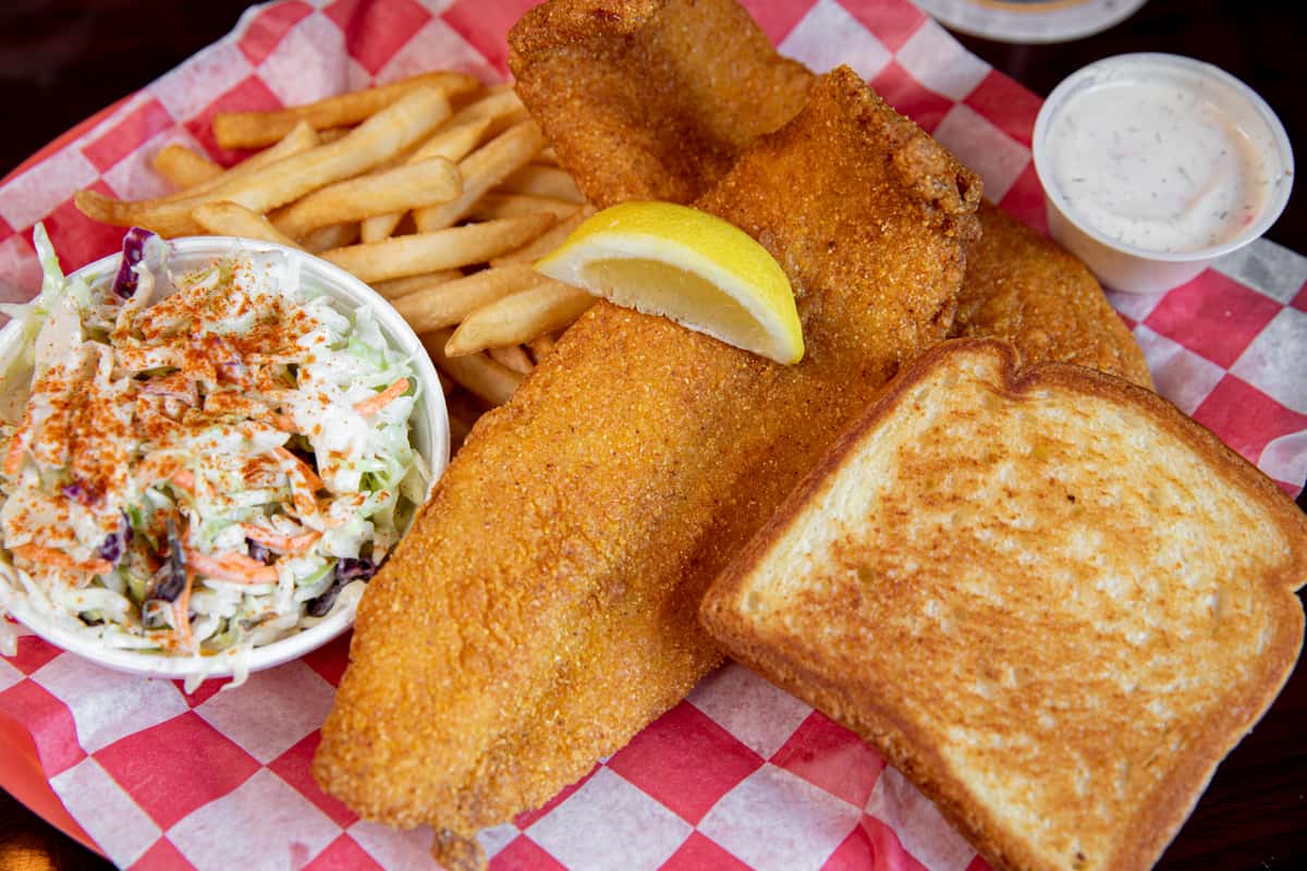 Southern Fried Catfish - One Eyed Jacks - Barbecue Restaurant in