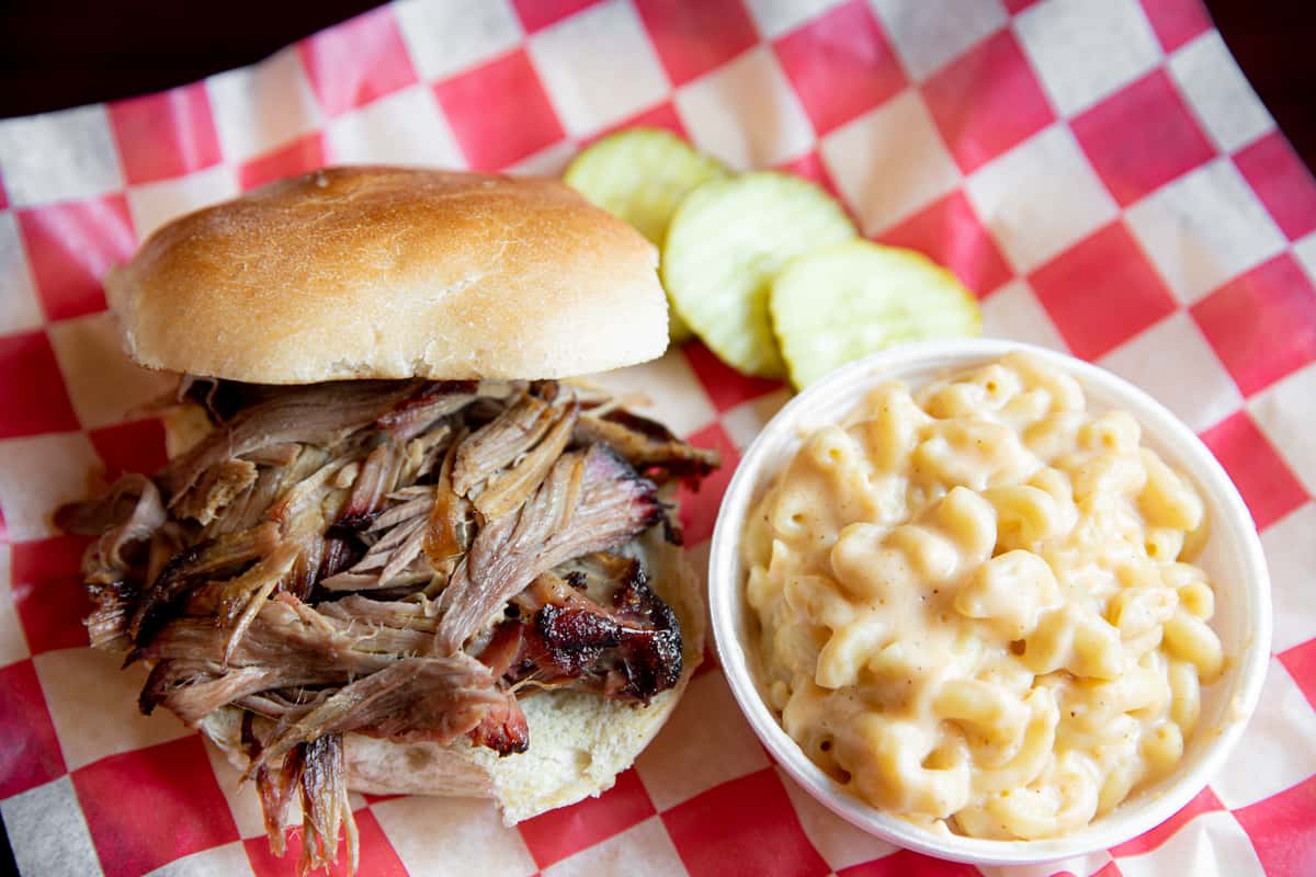 pulled pork sandwich