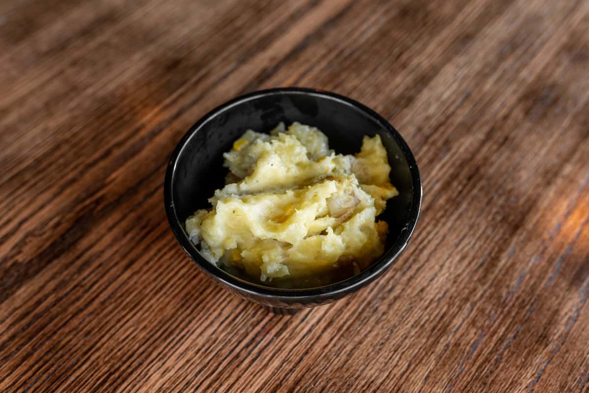 Roasted Corn Garlic Mashed Potatoes