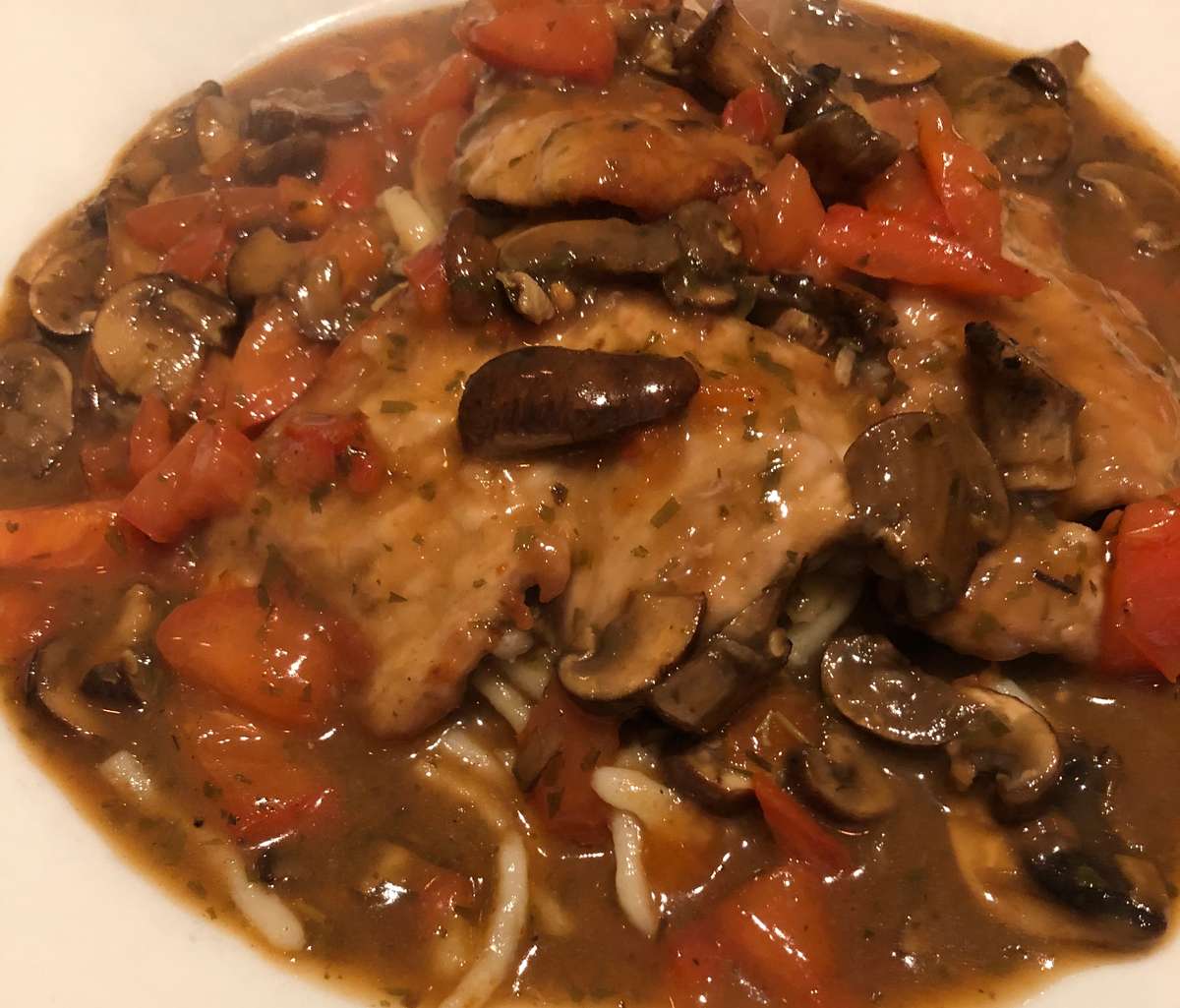 Veal Chasseur