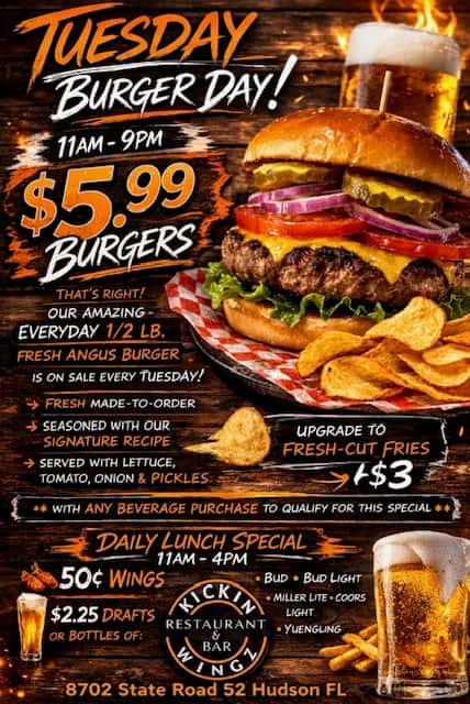 Events - Kickin Wingz – Hudson's Premier Sports Bar & Grill