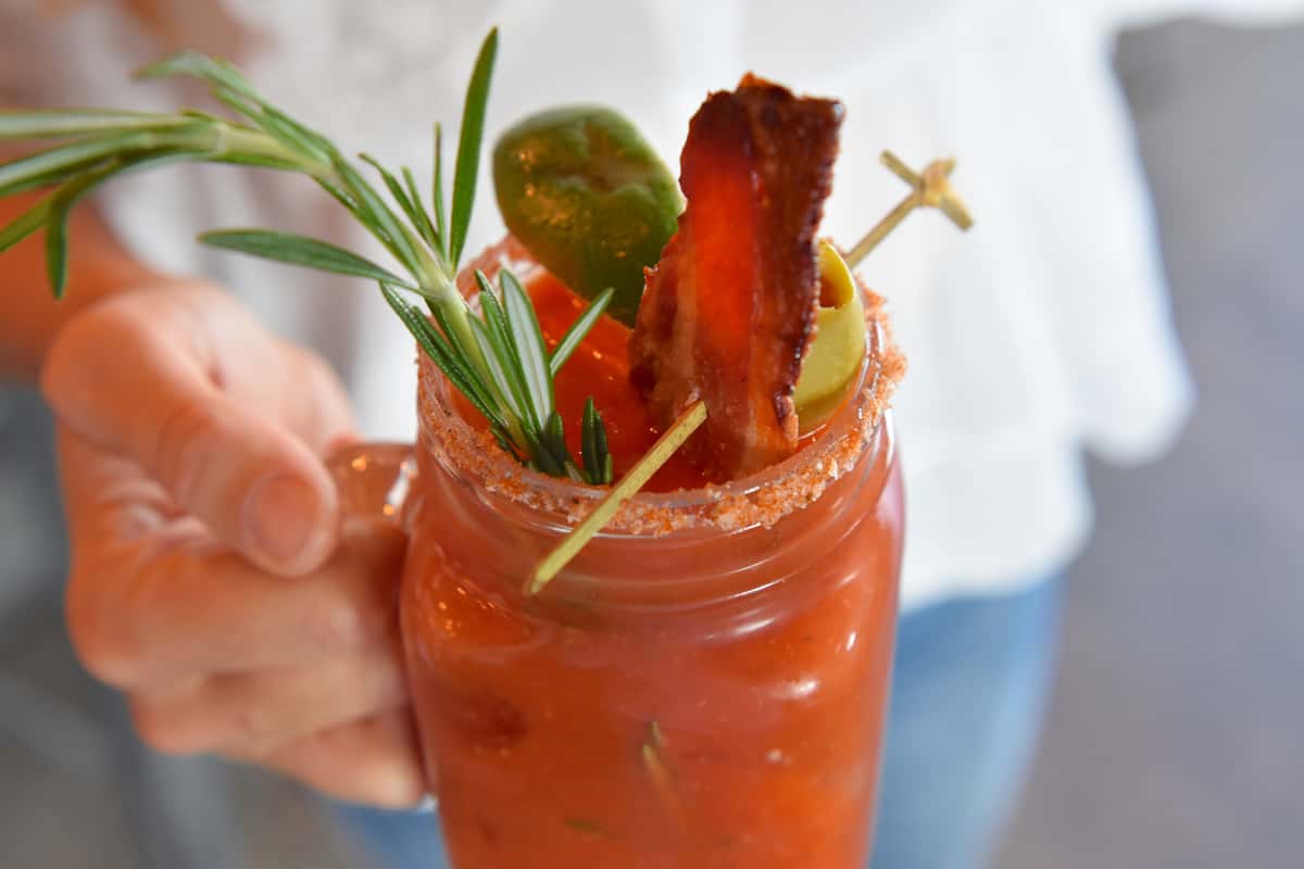 ZESTY BLOODY MARY - Noble Crust - Deep South Italian Brunch