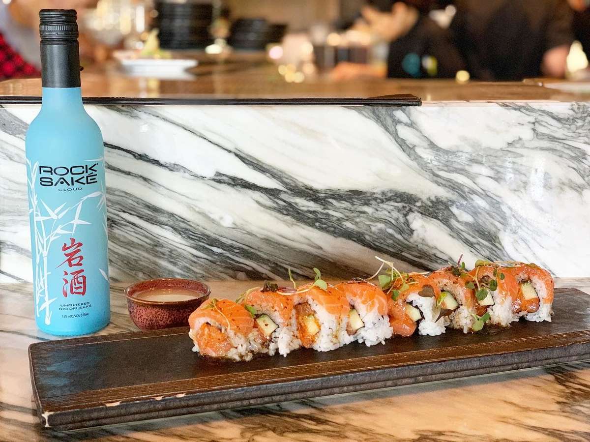 Salmon Lover Roll Dinner Menu Q Sushi Japanese Restaurant in