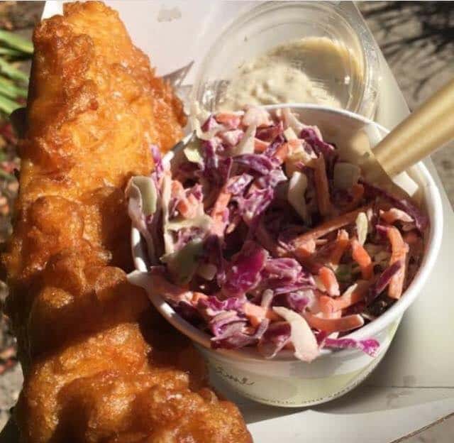 Food at food truck catered wedding