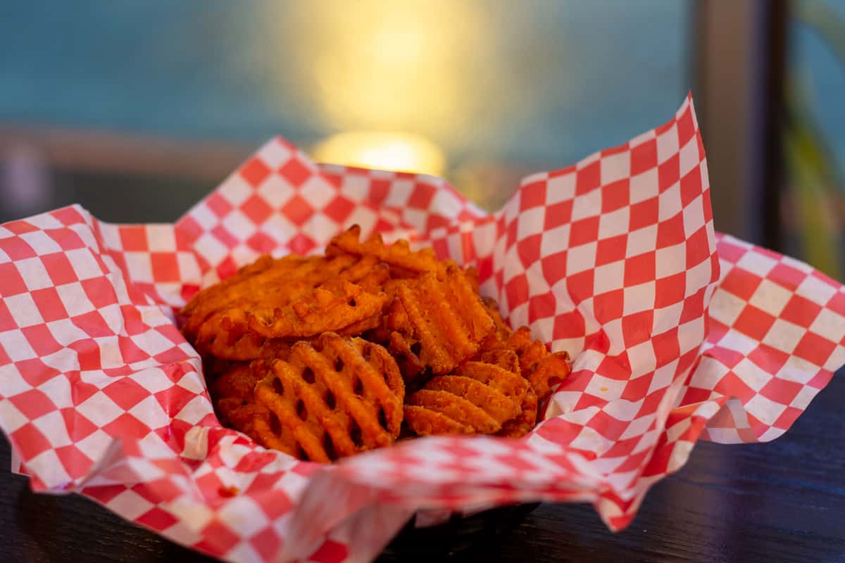 Waffle Sweet Potato Fries Menu Loading Zone Philly Steaks Cheesesteak Restaurant in