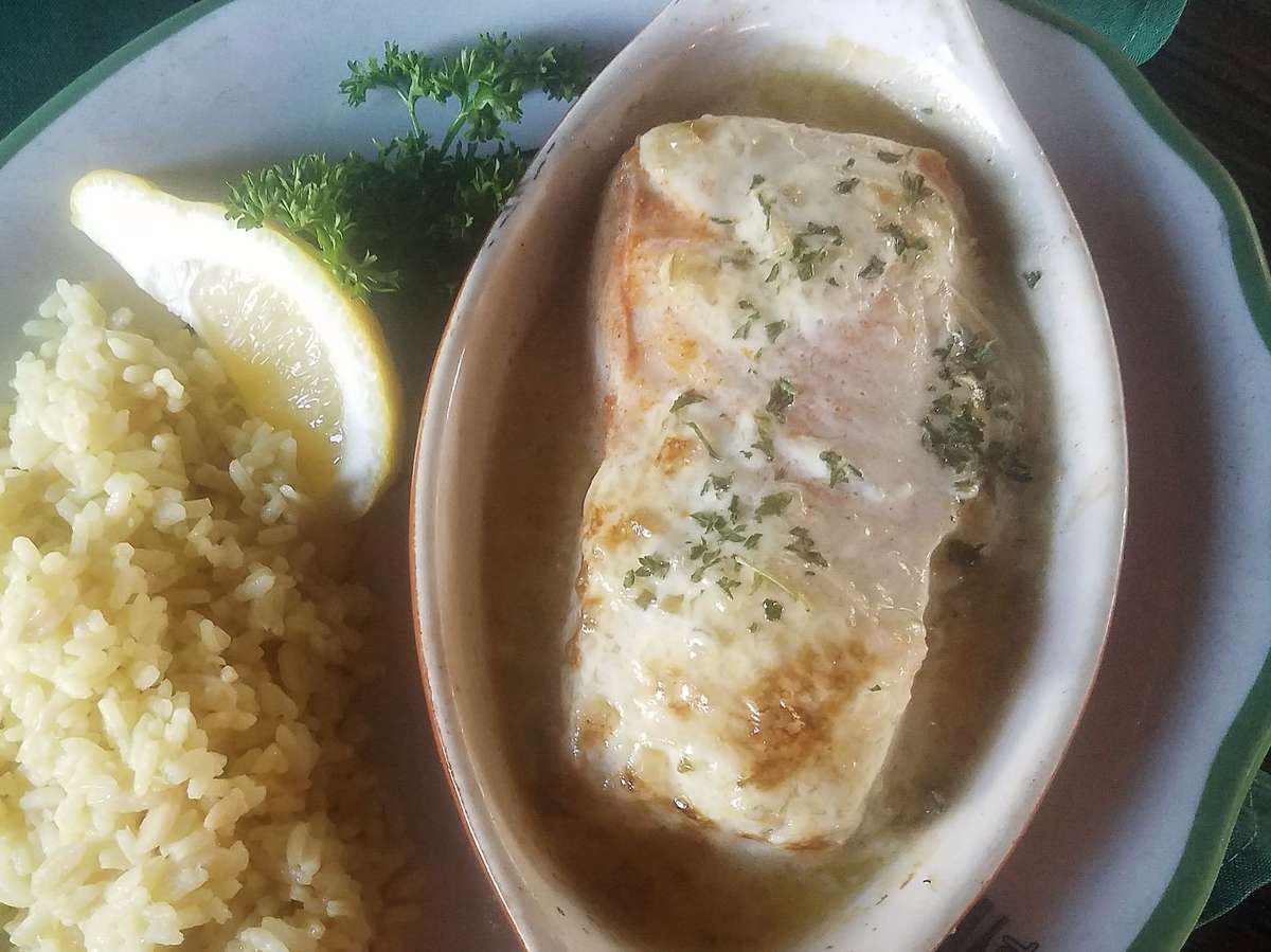 Tony's Special Baked Halibut
