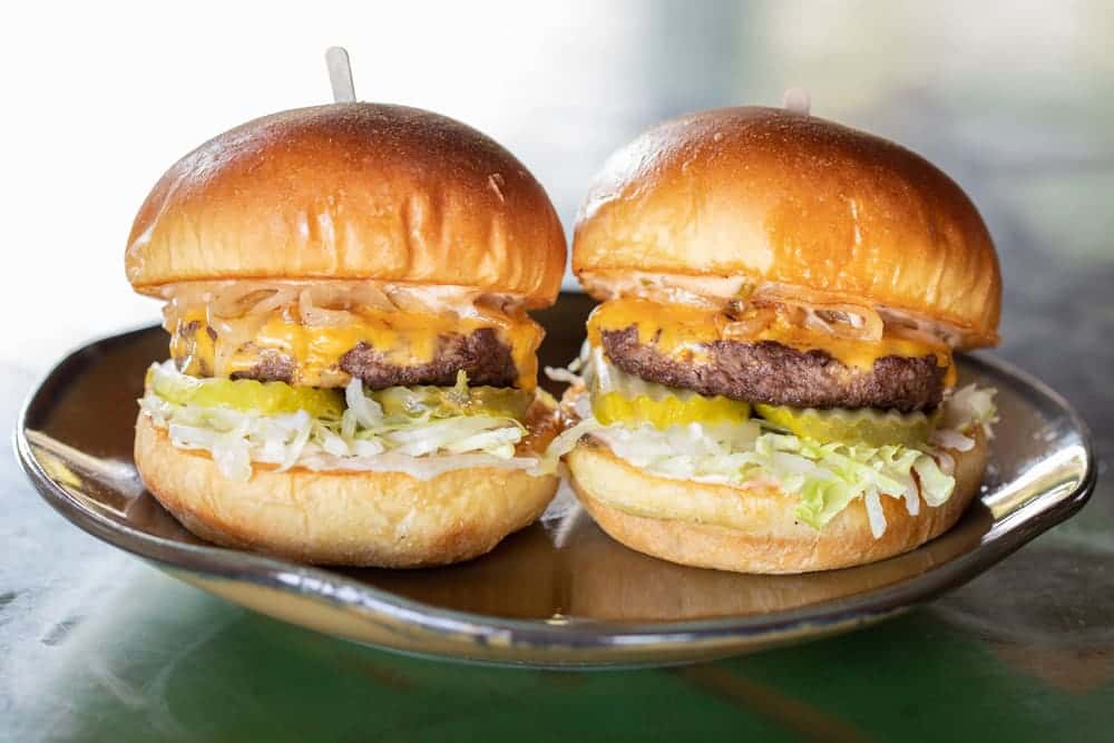 Mini Sliders with Cheese Happy Hour Septembers Taproom and Eatery