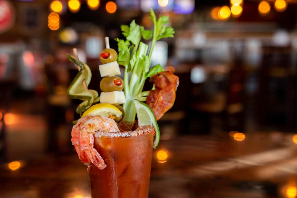 Loaded Bloody Mary - Septembers Taproom and Eatery - Bar & Grill in CA