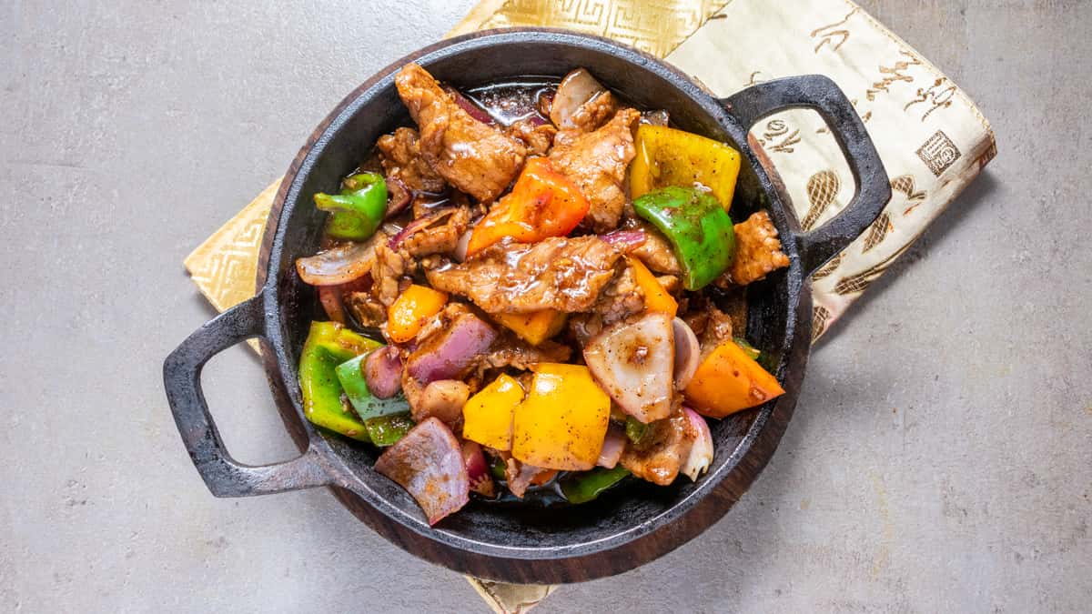 sizzling beef