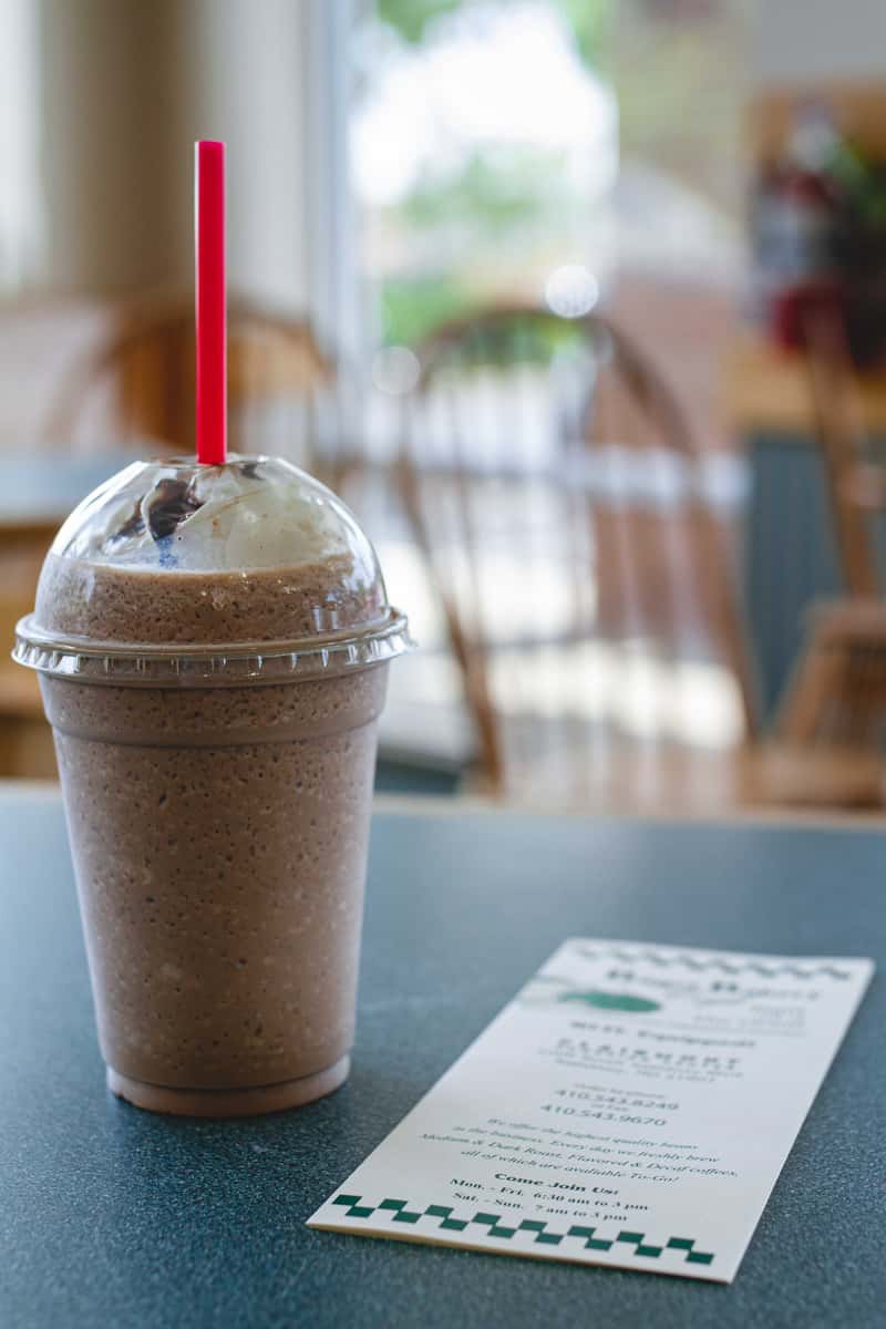 Blended Iced Coffee Caramel, Mocha and Vanilla Regular Menu Bagel