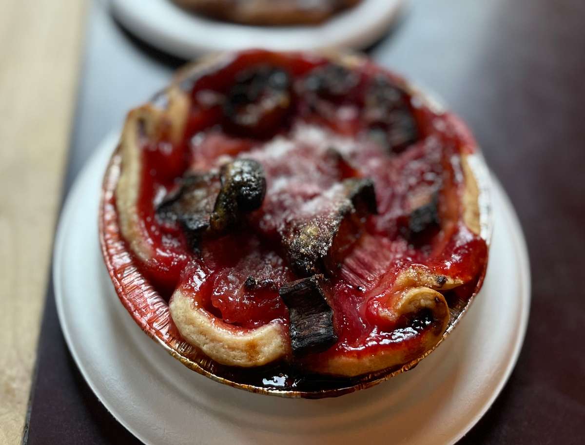 Strawberry Rhubarb Tart Online Order Menu Simple Simon's Cafe in