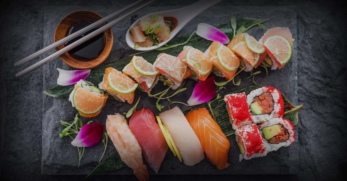 sushi platter