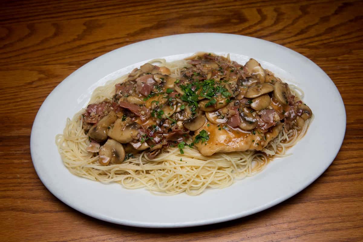 Veal or Chicken Marsala Main Menu Tomatoes Italian Grille and Bar