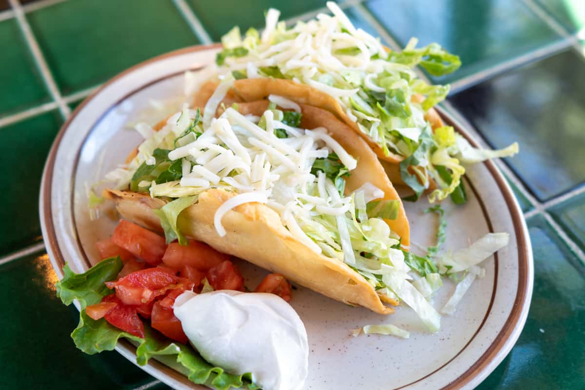 Tacos Titanicos (2) Menu El Nibble Nook Mexican Restaurant in MI