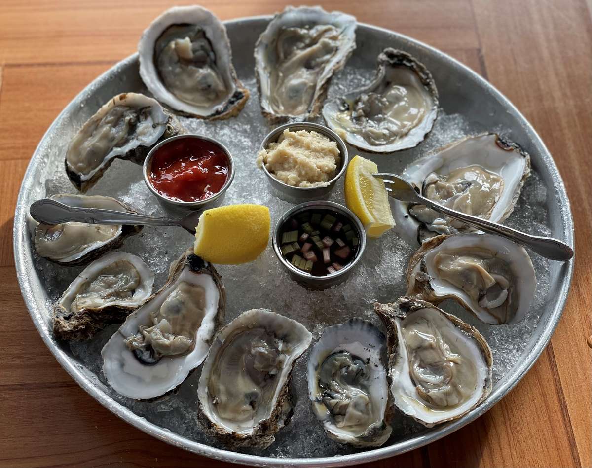 Oysters on the half store shell near me