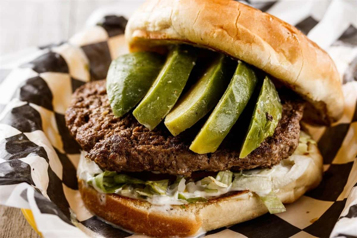 Holy Avocado Burger Our Menu Hamburger Depot Restaurant in TX