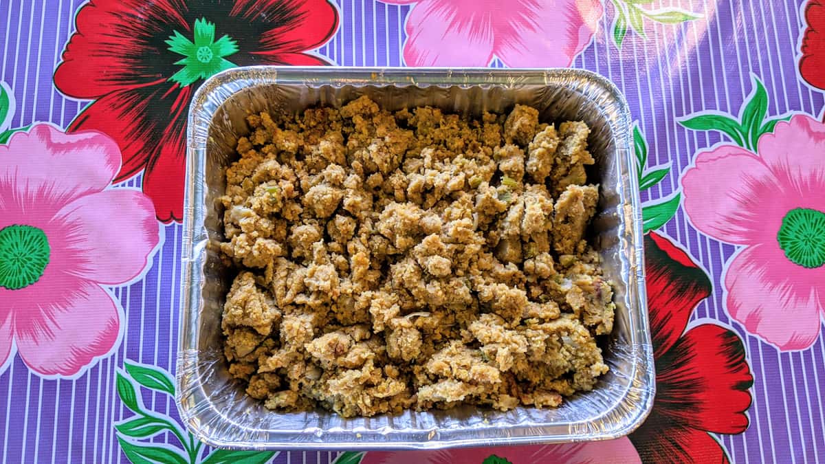 Cornbread Dressing w/Gravy Full Pan