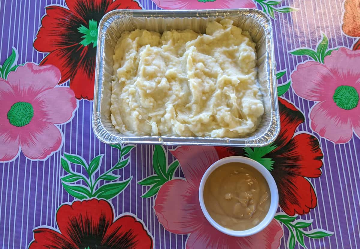 Mashed Potatoes w/Gravy 1/2 Pan
