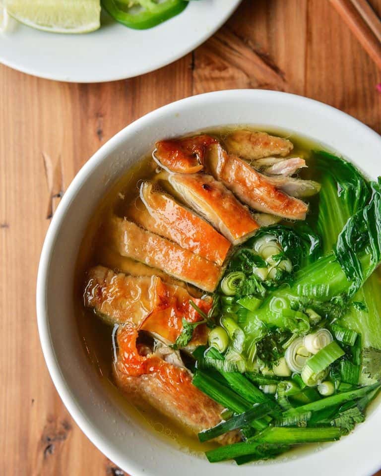 Roasted Duck Noodle Soup - Mì Vịt Quay